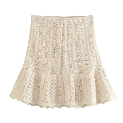 Gracey - Mesh-Set mit Top und Minirock