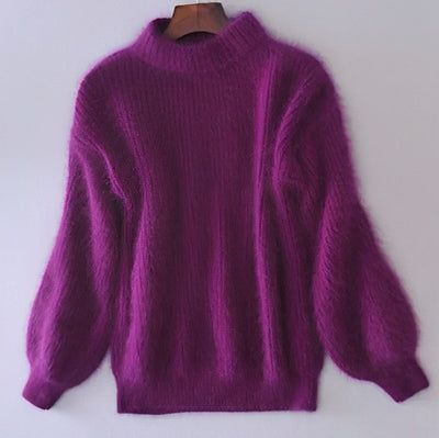 Joan - Strickpullover mit Halbhohem Ausschnitt