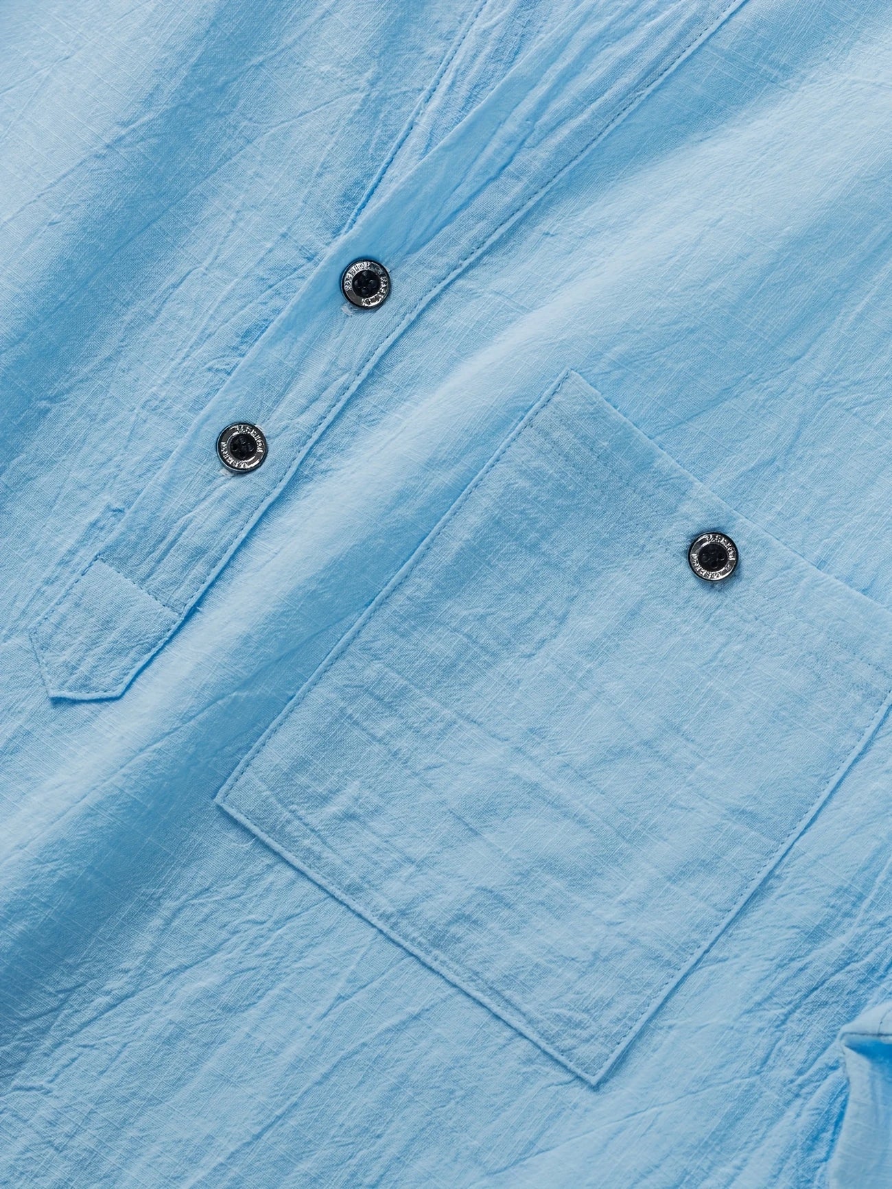 Markos – Lässig Kurzarm Hemd Mit Knopf