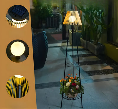 PrismWeave Light – Solarbetriebene Außenleuchte für Gartenwege