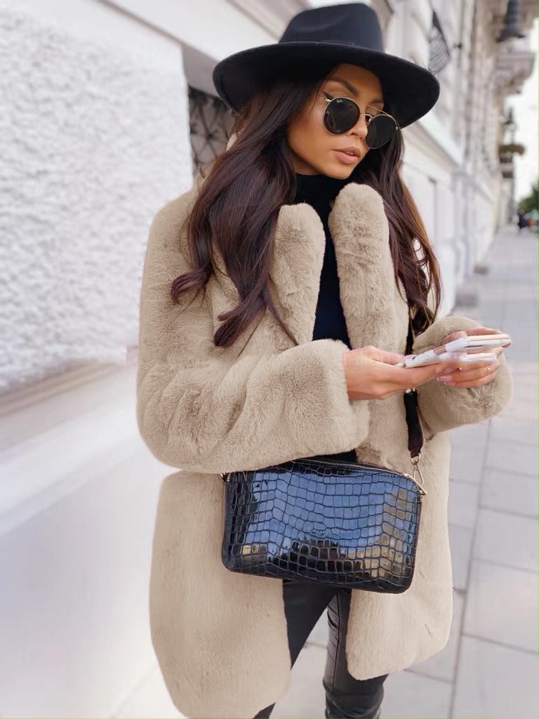 Astrid - Charakterstarke Jacke mit Kunstfell