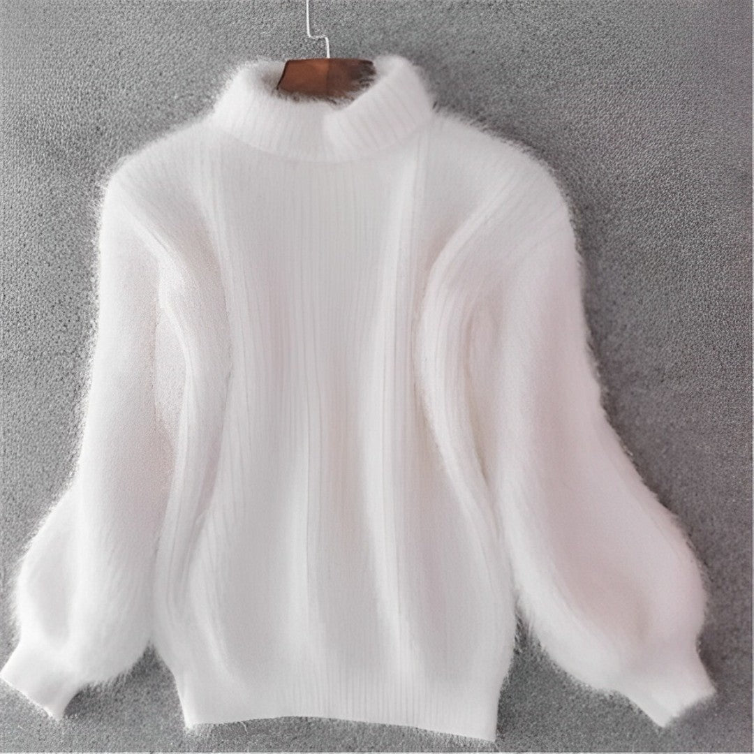 Joan - Strickpullover mit Halbhohem Ausschnitt