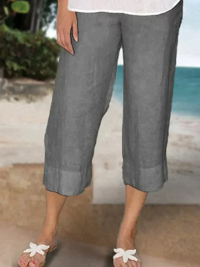 Wanda - Leinenhose Damen Sommer