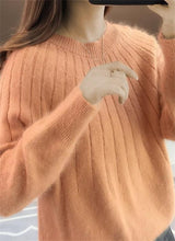 Drusilla |  Flauschiger Kaschmir-Strickpullover in Orange