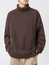 Frenxy | Kaschmir-Pullover für Männer in Kaffeefarbe