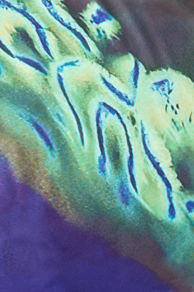 Rosina | Zweiteiliges Set mit abstraktem Print & Bandeau-Top