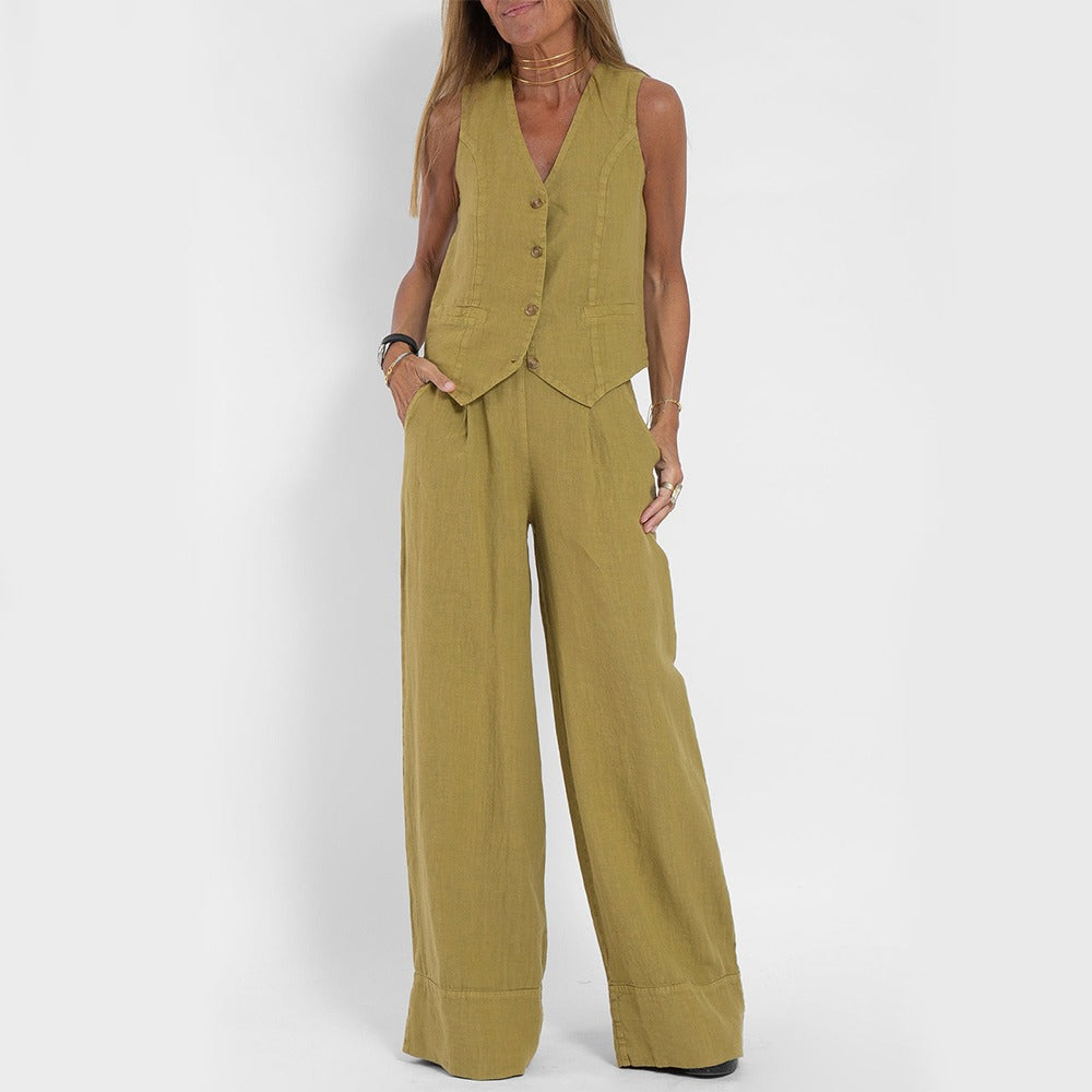 Gaia - Sommer-Set aus Leinen
