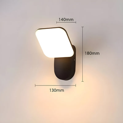 RadiantBeam Light - Wasserdichte Bewegungsmelder LED-Wandlampe