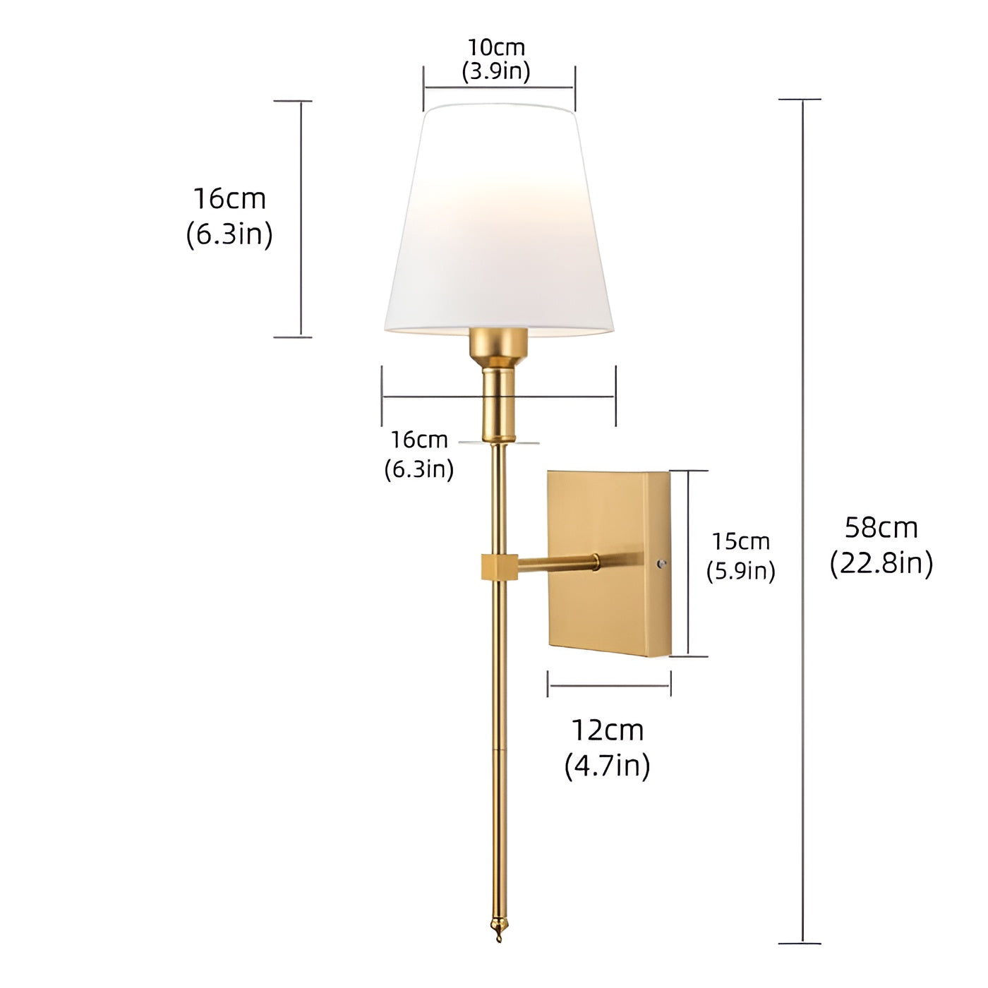 AuraFlare Light – Amerikanische Moderne Kabellose Wandlampe