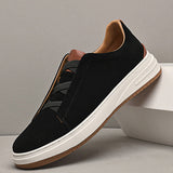 Lupo Casual Rindsleder Sneakers in Schwarz