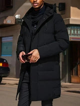 Daelna | Warmer wasserdichter Wintermantel in Schwarz