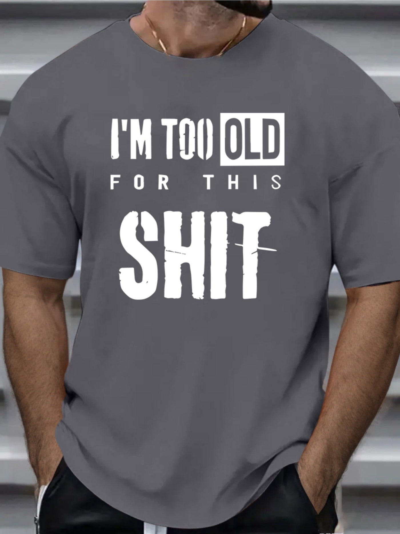 Marcin – Elegantes T-Hemd Mit Rundhalsausschnitt