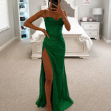Alina - Stilvolles Korsettkleid in Grün