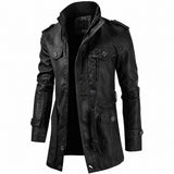 Brook - Stabil gefertigte Langjacke für Herren in Schwarz