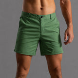 Andrie - Schicke Chino-Shorts für Herren in Grün