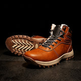 Miroslav - Elegante Vintage-Stiefel für Herren in Rötlichbraun