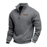 Rico - Lässiges Fleece-Sweatshirt für Herren in Dunkelgrau