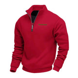 Rico - Lässiges Fleece-Sweatshirt für Herren in Rot