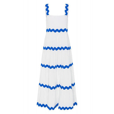 Kiara - Midi-Schwungkleid mit Rüschen