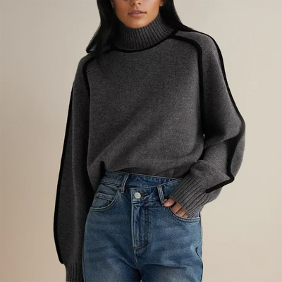 Mia - Eleganter Rollkragenpullover