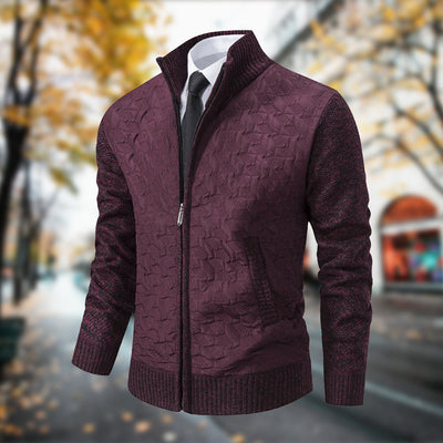 EUGENIO - STRICKJACKE MIT REISSVERSCHLUSS