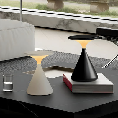 CalmGlow Lamp - Runde Touch-Dimm-Tischlampe