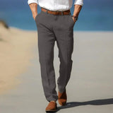 Anzughose Herren Business Slim Fit in Dunkelgrau