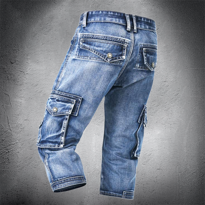 Karl - Männer Cargo Jeans Shorts
