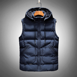 Matteus - Fleece Weste in Blau