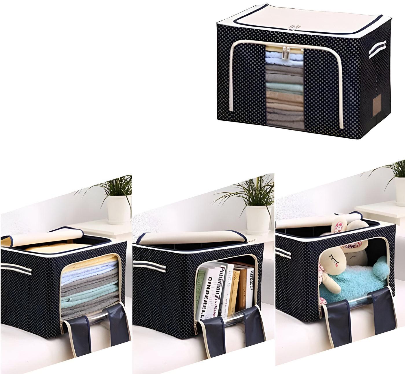 StorEase Box – Faltbare Aufbewahrungsbox zur Kleiderorganisation