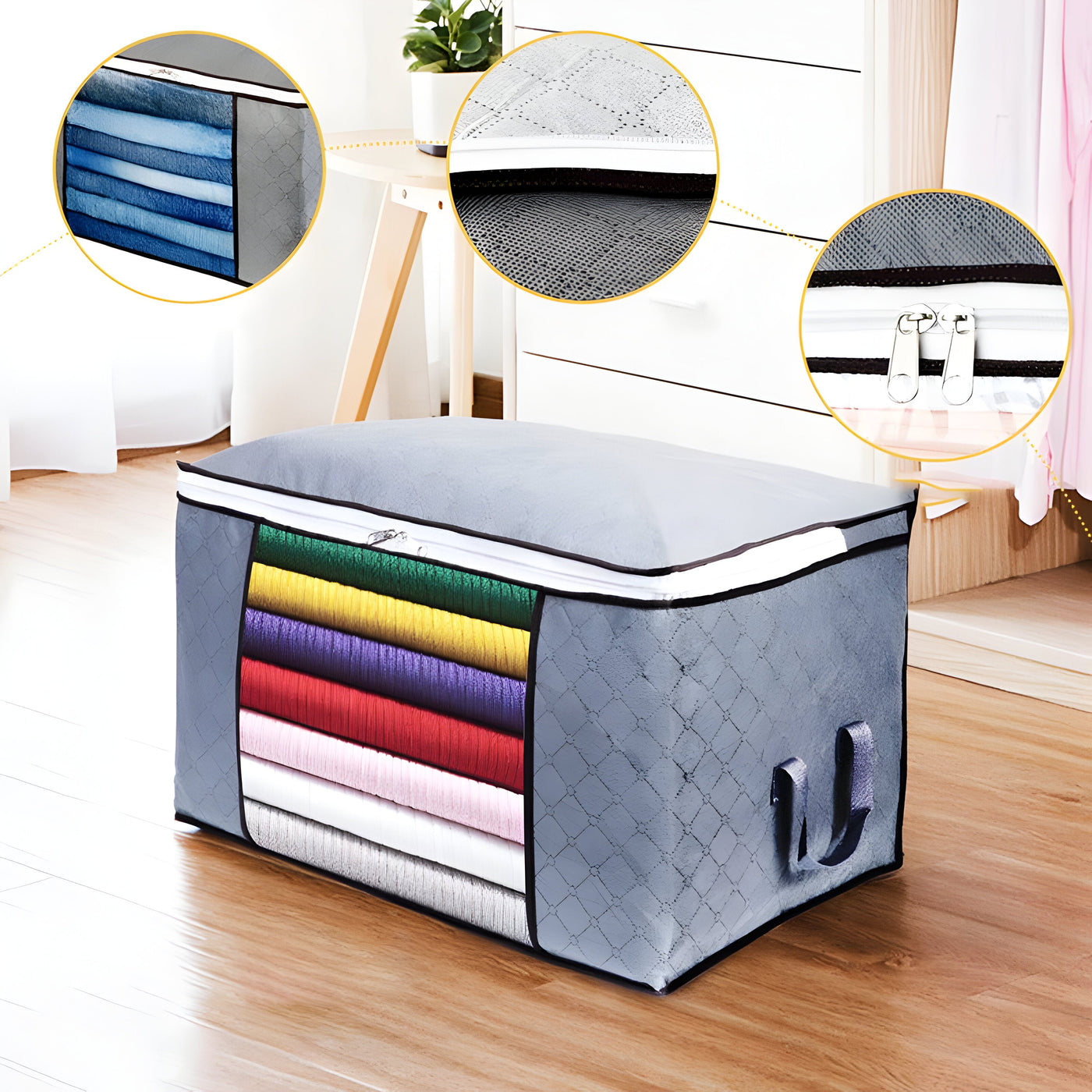 StackEase Box - Zusammenklappbare Kleideraufbewahrungsbox