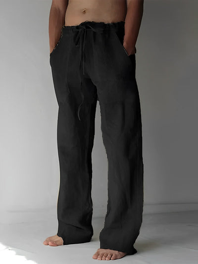 Garth - Leinen-Baggy-Hose für Herren