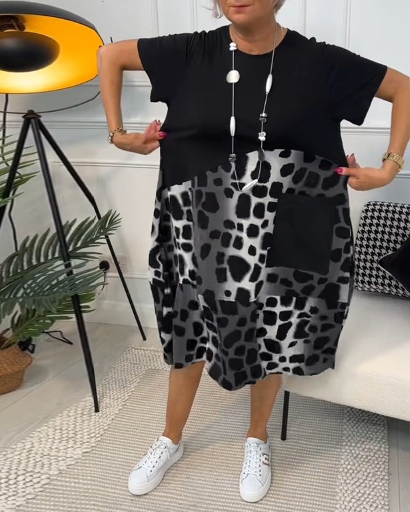 Lina | Luftiges Sommerkleid mit Rundhalsausschnitt