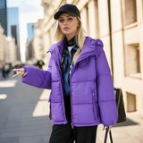 Roslyn | Übergroße Jacke in Lila