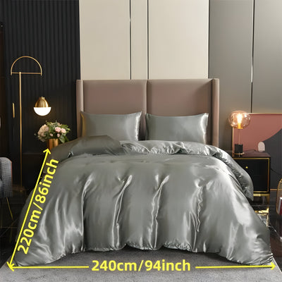 SatinNest Duvet Set - 3tlg. Satin Bettbezug Set