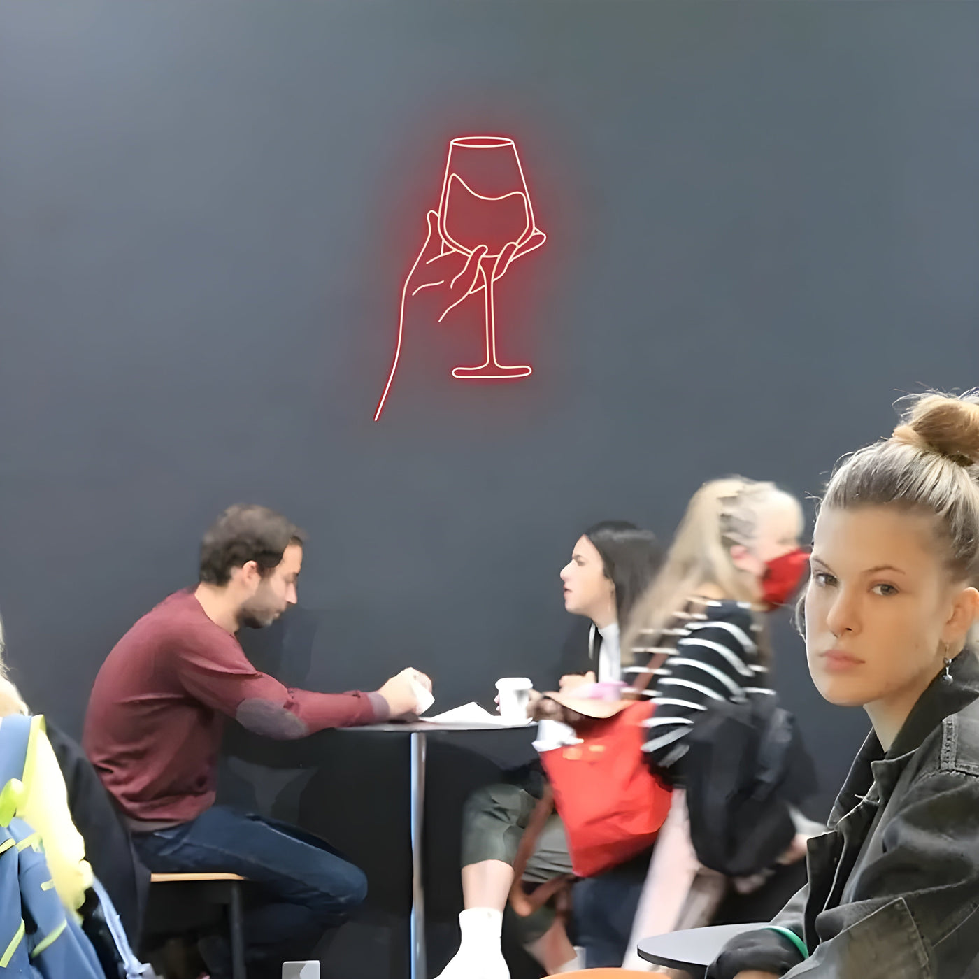 ToastBright Light – Prost! Weinglas Neon LED Leuchte