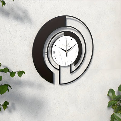 TimelessArc Clock – Minimalistische Geräuschlose geometrische Wanduhr