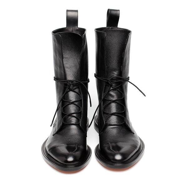 Lourdes - Robuster Schnürstiefel aus Leder in mittlerer Höhe