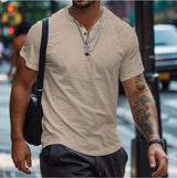 Benedikt | Herren Lockeres Poloshirt in Khaki