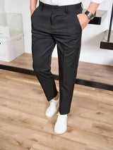 Bequeme Business Hosen Herren in Schwarz