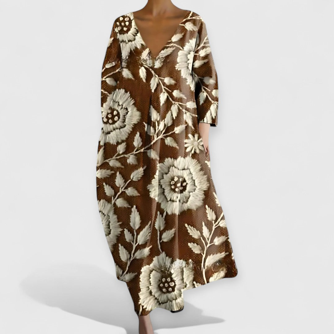 Blaite | Kleid Premium Elegant V-Ausschnitt