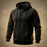 Paulus - Hochwertiger Baumwoll Kapuzenpullover in Schwarz