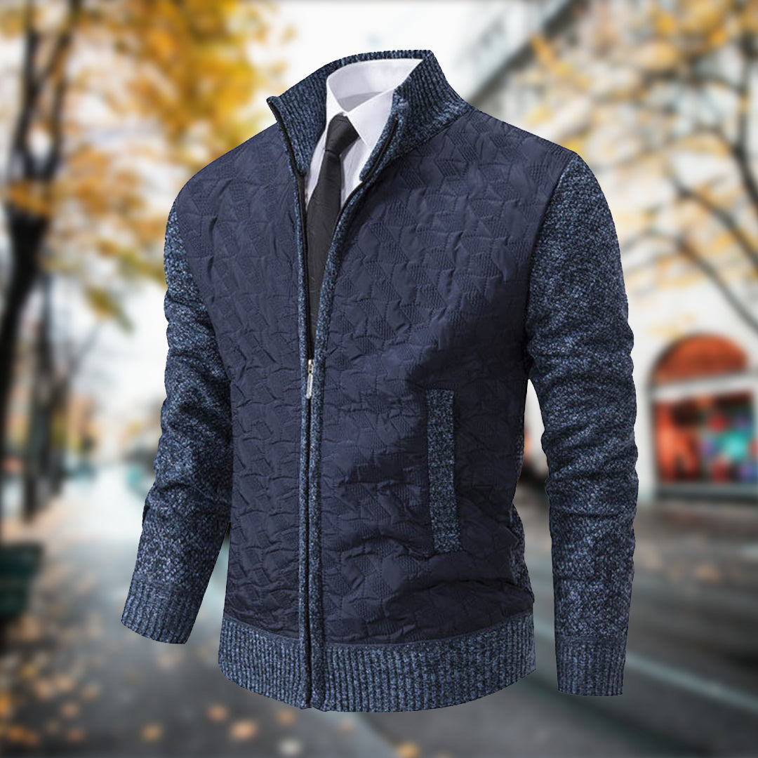 EUGENIO - STRICKJACKE MIT REISSVERSCHLUSS