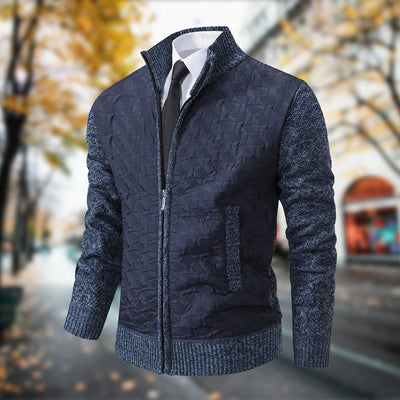 EUGENIO - STRICKJACKE MIT REISSVERSCHLUSS