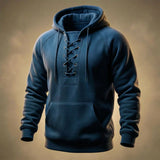 Paulus - Hochwertiger Baumwoll Kapuzenpullover in Blau