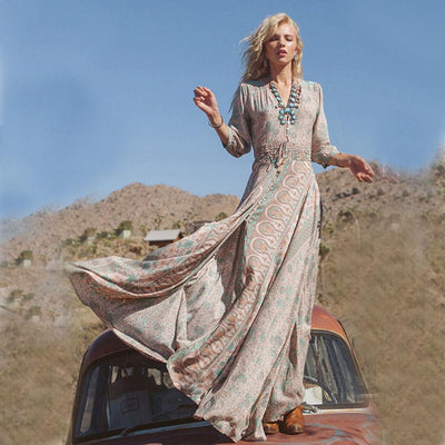 Maud - Maxikleid im Boho-Stil