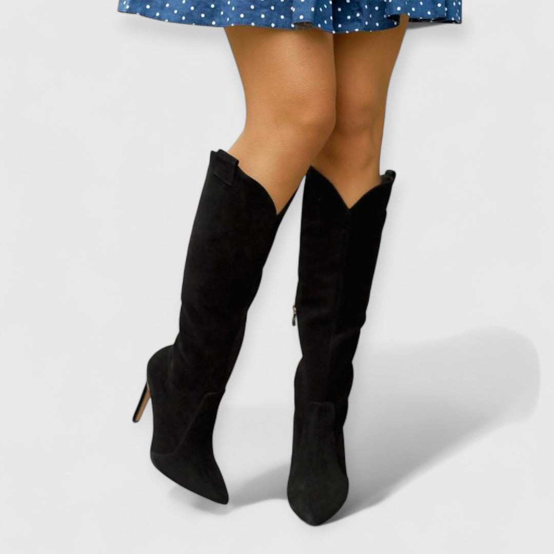 Kylie | Elegante Overknee-Stiefel mit Stiletto-Absatz