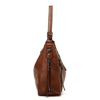 Damen Umhängetasche Vegan Leder – Elegante Schultertasche Groß