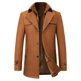 Bruno | Herren Elegante Winterjacke mit Kragen in Braun