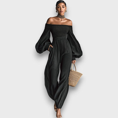 Marleah – Damen-Set aus plissiertem Stoff